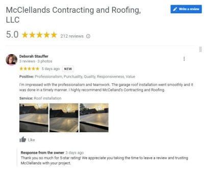 McClellands Contracting and Roofing LLC