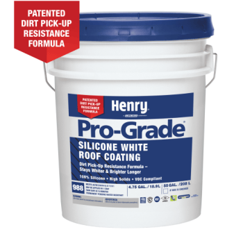 Pro-Grade® 988 Silicone White Roof Coating